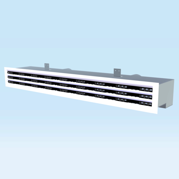 LW module - Diffuseur d’air accoustique en cloison, pour le soufflage et la reprise – Image 2